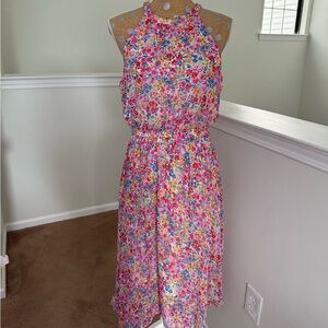 Floral Halter Dress